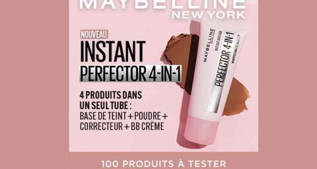 100 Perfecteurs de teint MAYBELLINE à tester