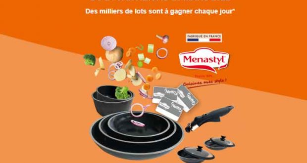 112 sets de 8 casseroles et poêles Menastyl offerts