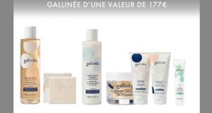 12 lots de 8 produits de beauté Gallinée offerts