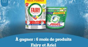 120 Lots de 4 Produits Fairy et Ariel offerts