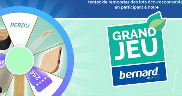 160 bons d'achat Bernard de 25 euros offerts