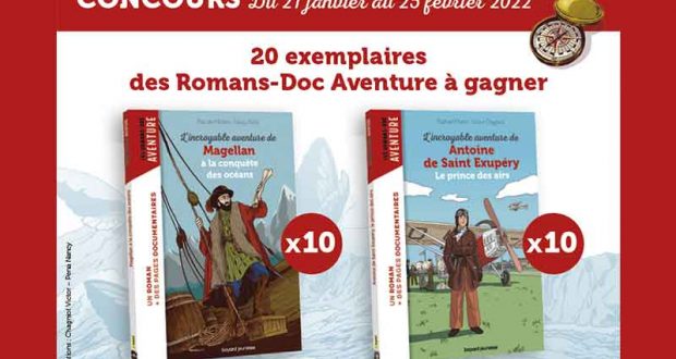 20 livres des Romans-Doc Aventure offerts