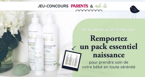 3 packs de 4 produits de soins bébé offerts