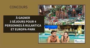 3 séjours pour 4 personnes à Europa-Park et Rulantica offerts