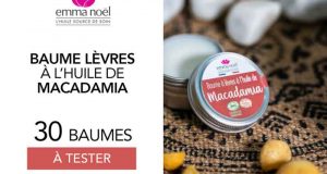 30 Baumes à lèvres macadamia de Emma Noël à tester