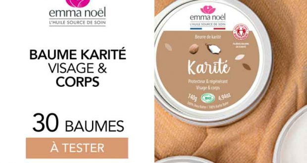 30 Baumes corps et visage au beurre de Karité à tester