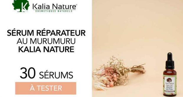 30 Sérums réparateurs au murumuru Kalia Nature à tester