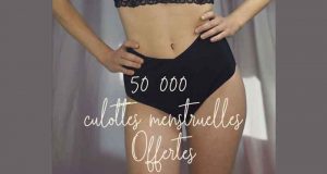 50 000 culottes menstruelle Elia offertes gratuitement