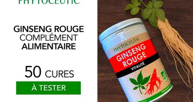 50 GINSENG ROUGE Phytoceutic à tester
