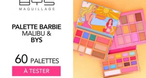 60 Palette Barbie Malibu x BYS à tester
