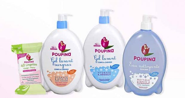 60 produits bébé Poupina à tester