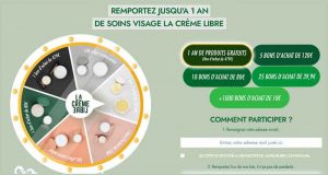 1 an de soins visage La crème libre offert