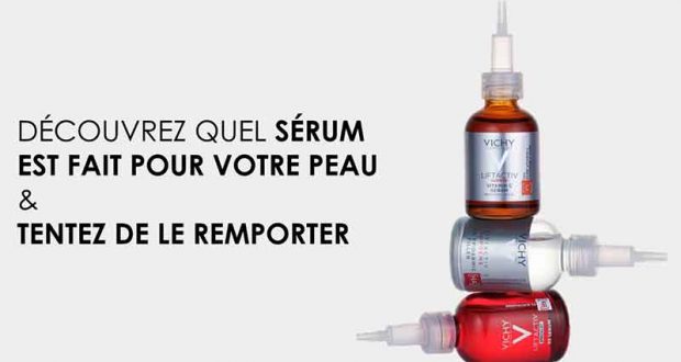 100 lots de 3 soins Vichy offerts