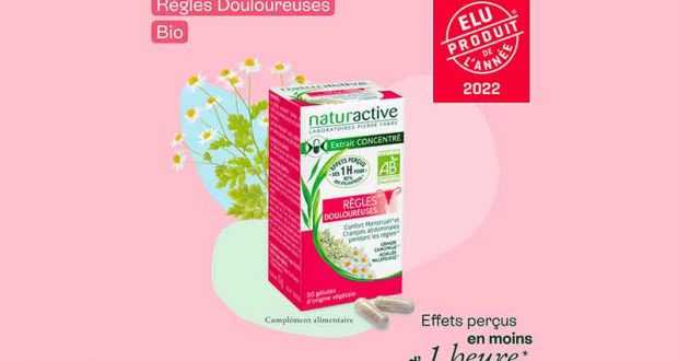 1000 produits NATURACTIVE Règles Douloureuses Bio à tester