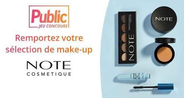 21 lots de produits de soins Note Cosmetique offerts