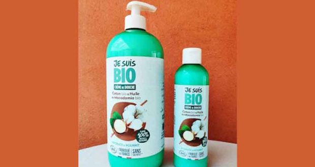 30 Crème Douche Coton et Macadamia JE SUIS BIO à tester