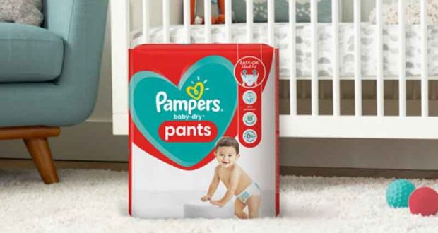 300 paquets de Couches culottes Baby-Dry Pants Pampers à tester