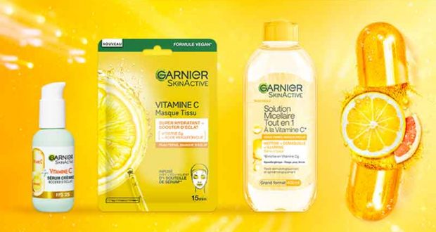 450 routines Garnier SkinActive Vitamine C à tester