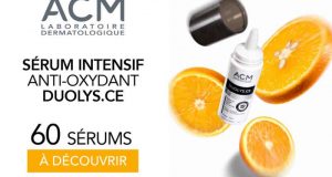 60 Sérum intensif anti-oxydant DUOLYS.CE ACM à tester