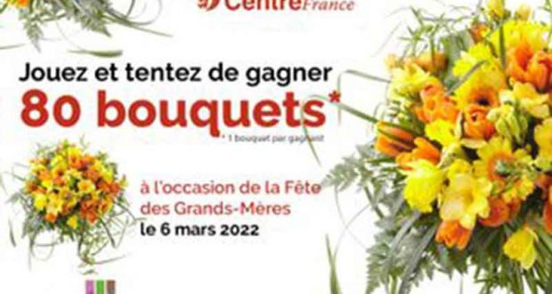 80 bouquets de fleurs offerts