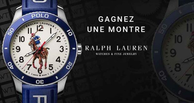 Une montre Ralph Lauren de 1600 euros offerte