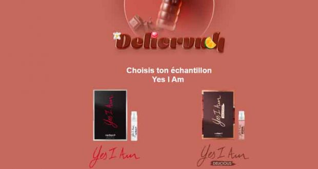 Échantillons gratuits de Parfums Yes I Am & Delicious Cacharel