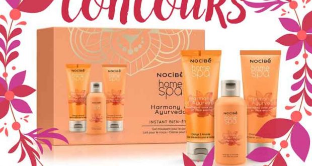 1 coffret de soins Nocibé offert