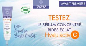 100 Sérum concentré Rides-Éclat Hyalu activ C Jonzac à tester