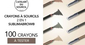 100 crayons à sourcils Sublimabrow L'Atelier du Sourcil à tester