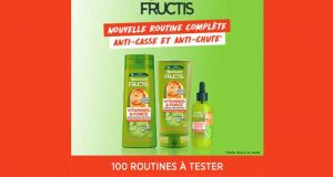 100 routine complète Fructis Vitamines & Force de Garnier à tester