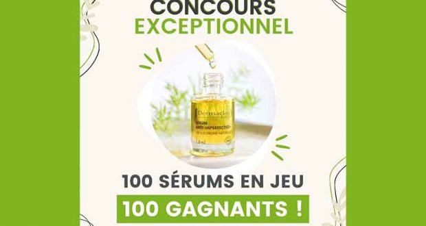 100 sérums anti-imperfections de Dermaclay offerts