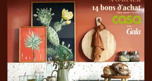 14 bons d’achat CASA de 100 € offerts