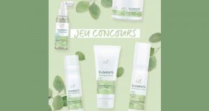 3 lots de 5 produits de soins capillaires Wella Elements offerts