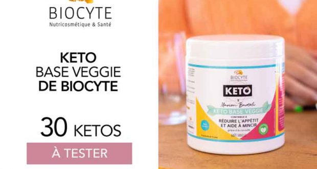 30 Keto Base Veggie Biocyte à tester