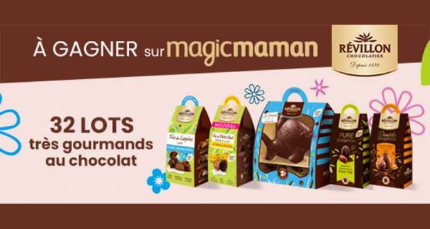 32 lots de chocolats Révillon offerts