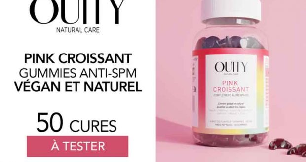 50 Cures Pink croissant Gummy anti SPM Ouity à tester