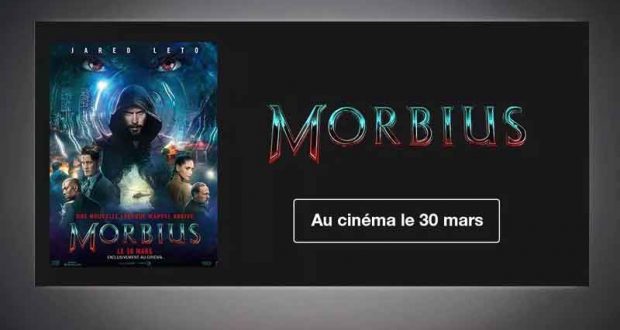 50 lots de 2 places de cinéma pour le film Morbius offerts