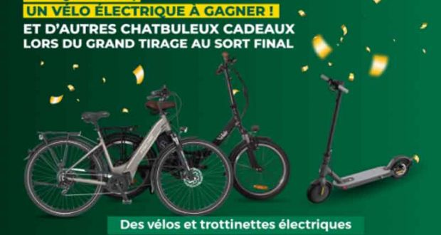 50 vélos électriques E-roll offerts