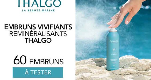 60 Embruns Vivifiants Reminéralisants Thalgo à tester