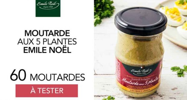 60 Moutarde aux 5 plantes Emile Noël à tester