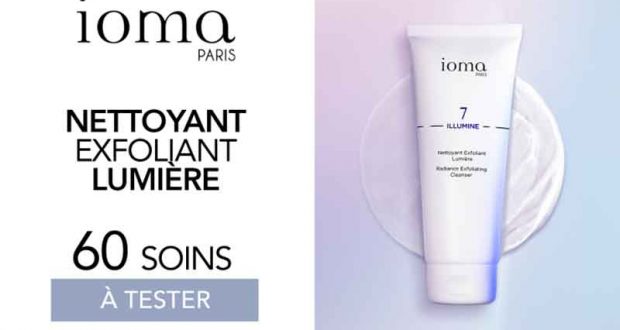 60 Nettoyant Exfoliant Lumière IOMA à tester