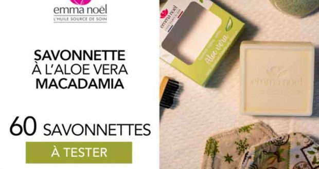 60 Savonnette à l'Aloe Vera Emma Noël à tester