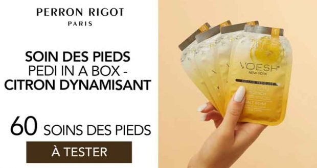 60 Soins des pieds Pedi in a Box VOESH de Perron Rigot à tester