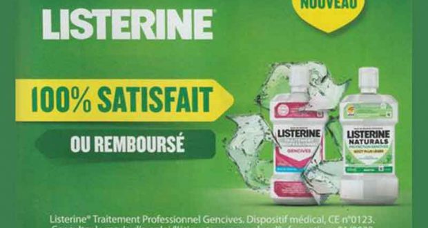 Bain de bouche Gencives LISTERINE 100% Remboursé