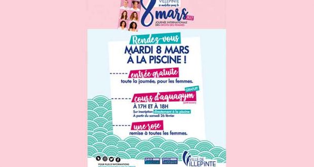 Piscine et cours d’aquagym gratuits pour les femmes