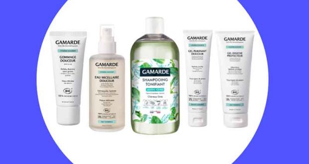 Une gamme de 5 soins Bio dermatologiques Gamarde offerte