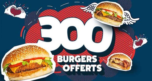 1 Burger offert aux 300 premiers clients