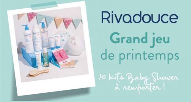 10 kits Baby Shower Rivadouce offerts