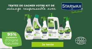 10 kits ménage Starwax Soluvert offerts