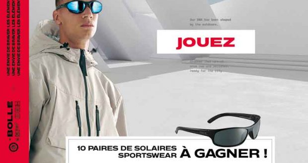 10 paires de lunettes de soleil sportswear offertes